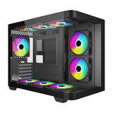 Armaggeddon Aquaron X-Curve 285 M-ATX Gaming PC Case Black AQUARONXCURVE258BLK
