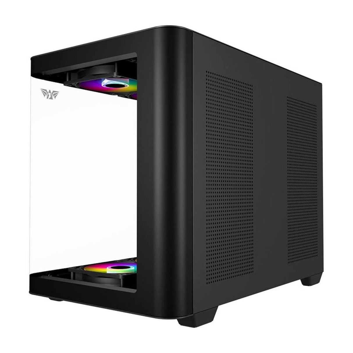 Armaggeddon Aquaron X-Curve 285 M-ATX Gaming PC Case Black AQUARONXCURVE258BLK