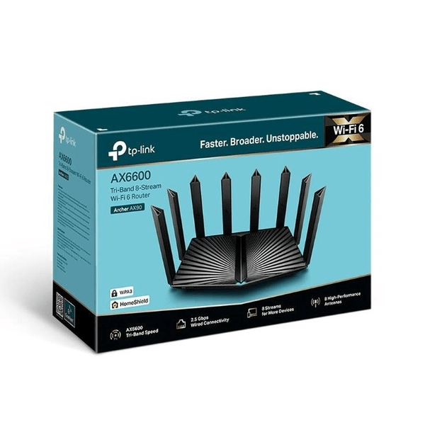 TP-Link Archer AX90 AX66000 Tri-Band Wi-Fi 6 Router – FirstShop
