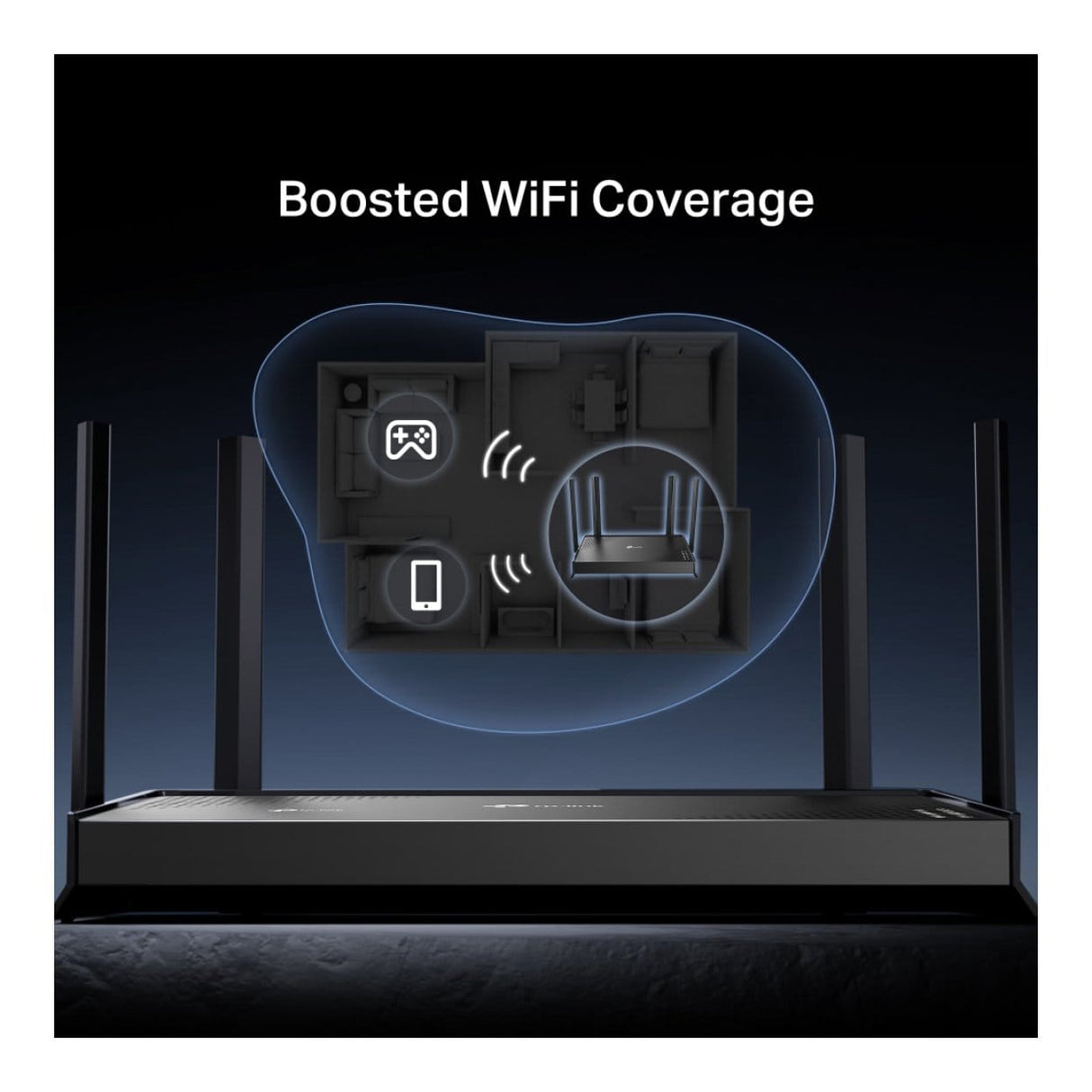 TP-Link Archer BE220 Dual-band Wireless Router Black