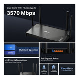 TP-Link Archer BE220 Dual-band Wireless Router Black