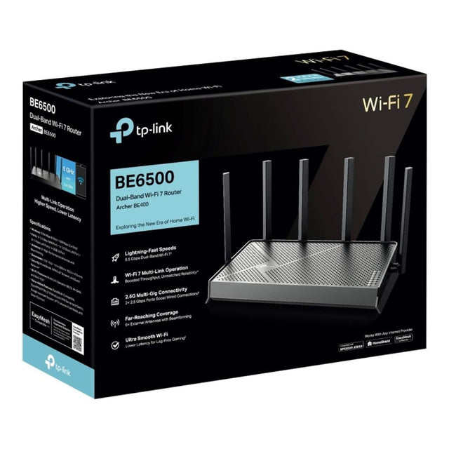 TP-Link Archer BE400 Dual-band Wi-Fi 7 Router Black
