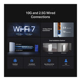 TP-Link Archer BE450 BE7200 Dual-band Wi-Fi 7 Router