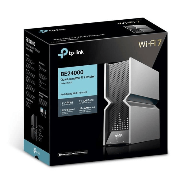 TP-Link Archer BE900 Wireless Router - Quad-band 2.4GHz, 5GHz and