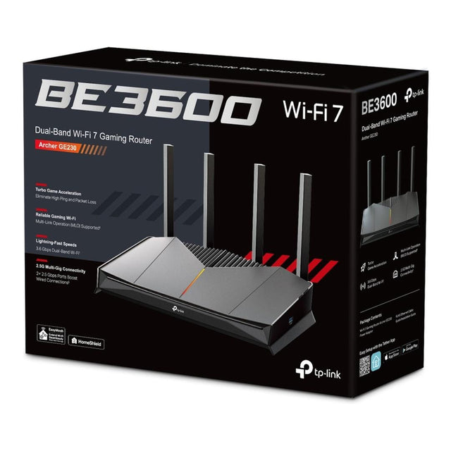 TP-Link Archer GE230 BE3600 Dual-Band Wi-Fi 7 Gaming Router