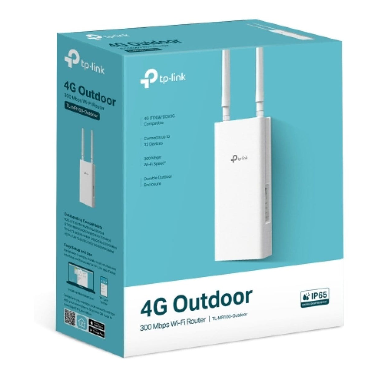 TP-Link Archer MR402 AC1200 Outdoor Wireless Router - Dual-band 2.4GHz and 5GHz 4G LTE