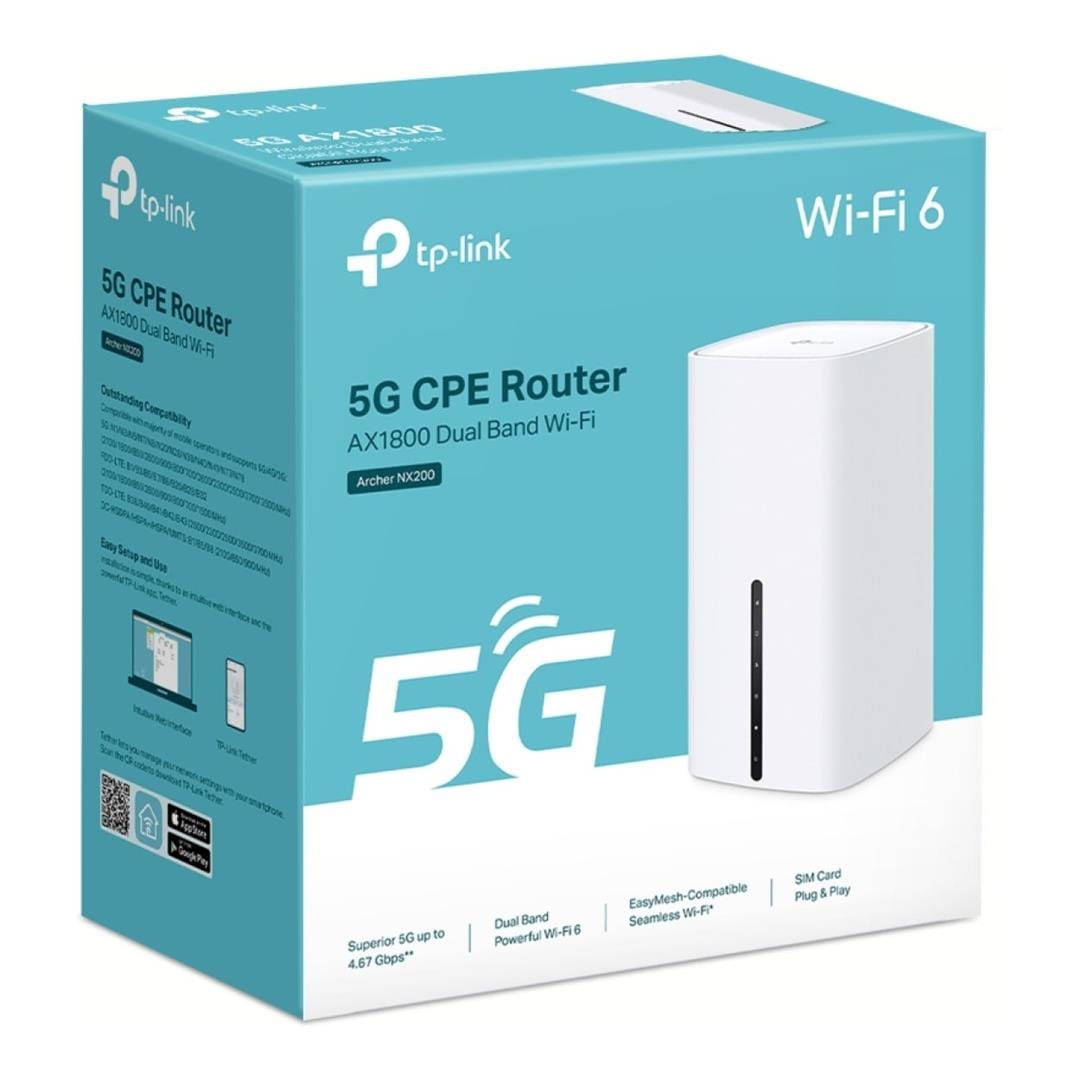 TP-Link Archer NX200 5G AX1800 Wireless Dual-band Gigabit Router