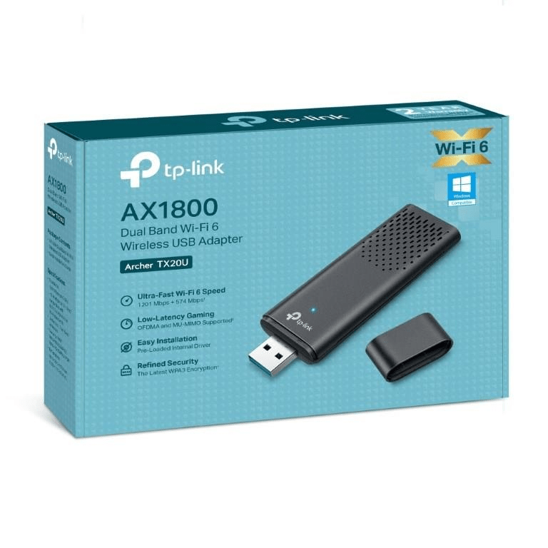 TP-Link Archer TX20U AX1800 Dual-Band Wi-Fi 6 USB Adapter