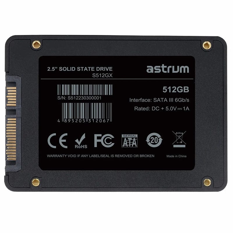 Astrum 2.5-inch 512GB SATA III Internal SSD AS512GX