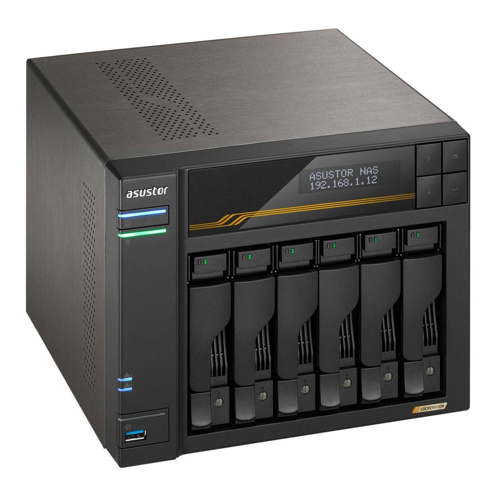 Asustor Lockerstor AS6806T 6 Gen3 6-Bay NAS Enclosure – FirstShop