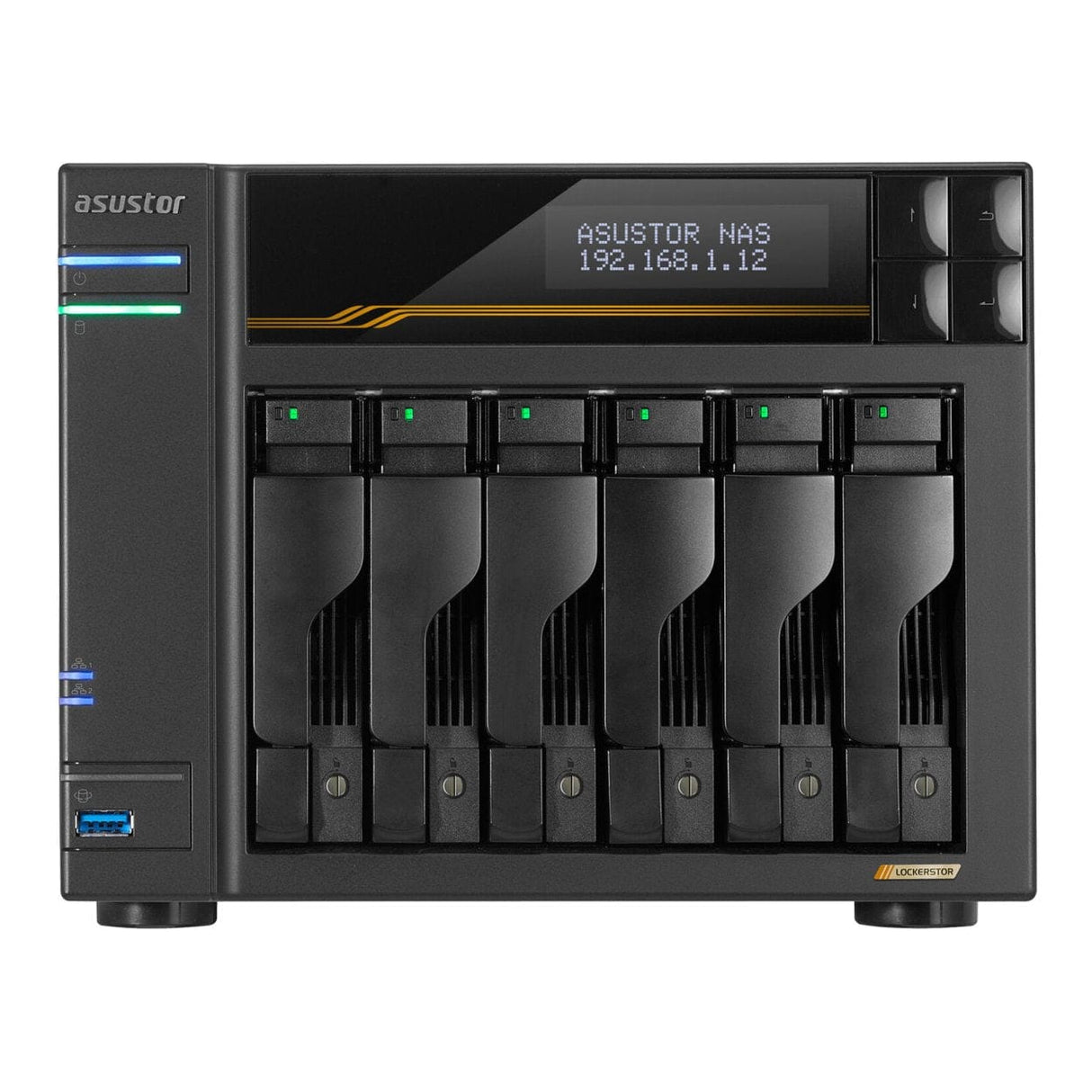Asustor Lockerstor AS6806T 6 Gen3 6-Bay NAS Enclosure