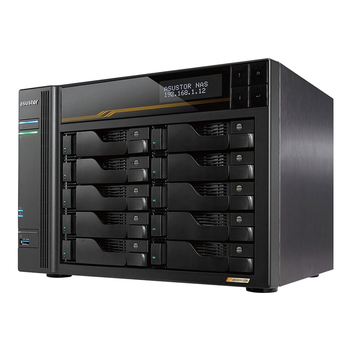 Asustor Lockerstor AS6810T 10 Gen 3 10-Bay NAS Enclosure