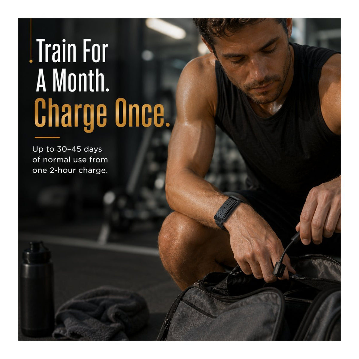 Astrum SB100N Smart Fitness Band with Zinc Nylon Strap ASB100NB