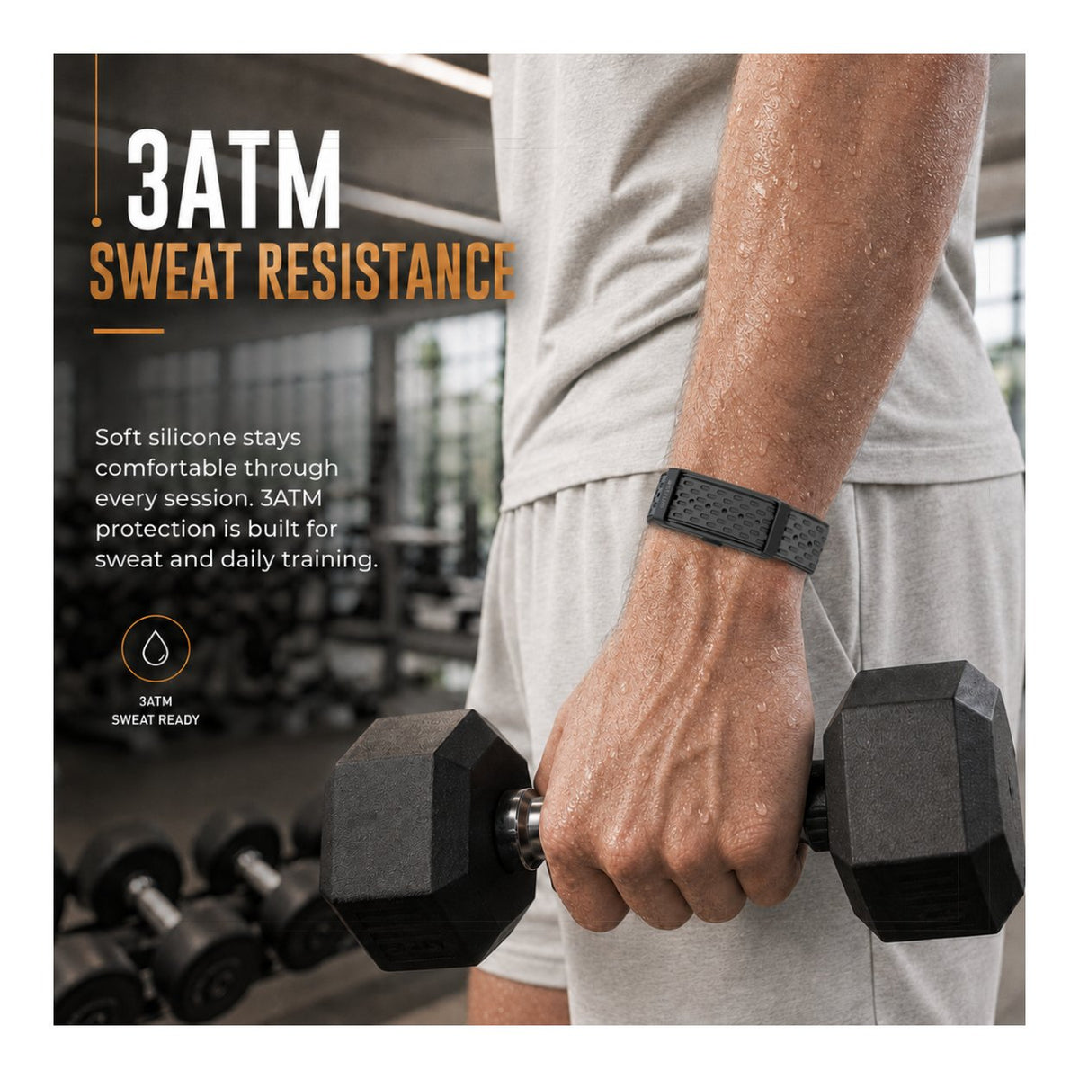 Astrum SB100N Smart Fitness Band with Zinc Nylon Strap ASB100NB