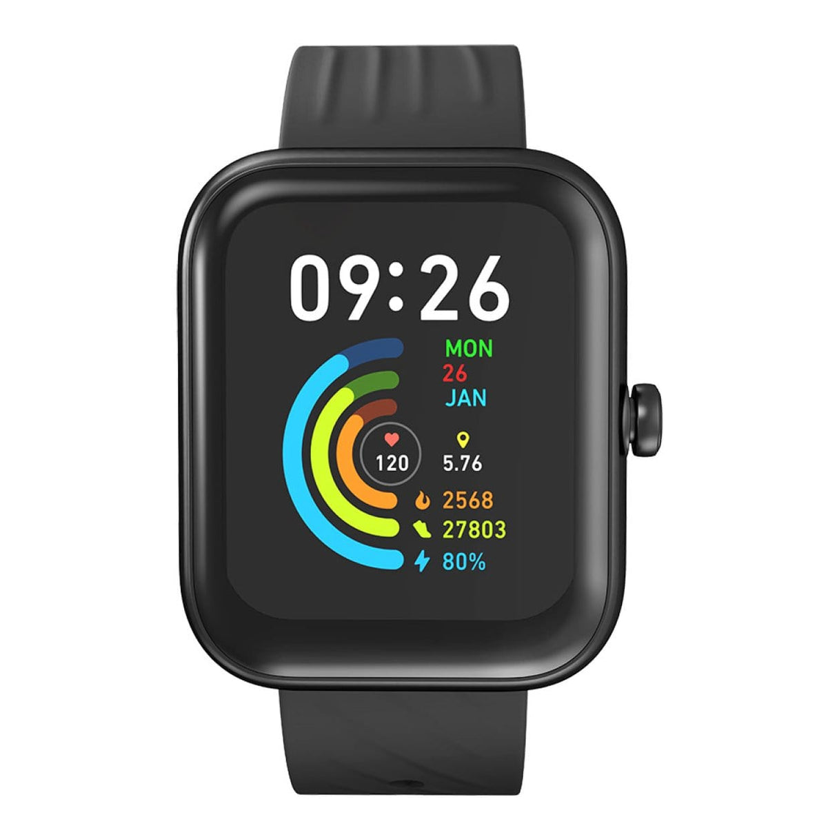 Astrum 1.83-inch VFW25 Smart Watch Black ASWVFW25B