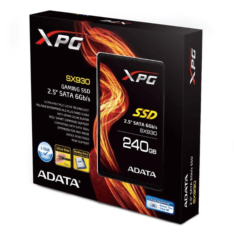 ADATA XPG SX930SS3 2.5-inch 240GB Gaming Internal SSD ASX930SS-240GM