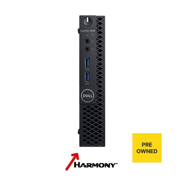 Dell OptiPlex 3060 Micro Desktop PC - Intel Core i3-8100T 3.10GHz 8GB RAM 256GB NVMe