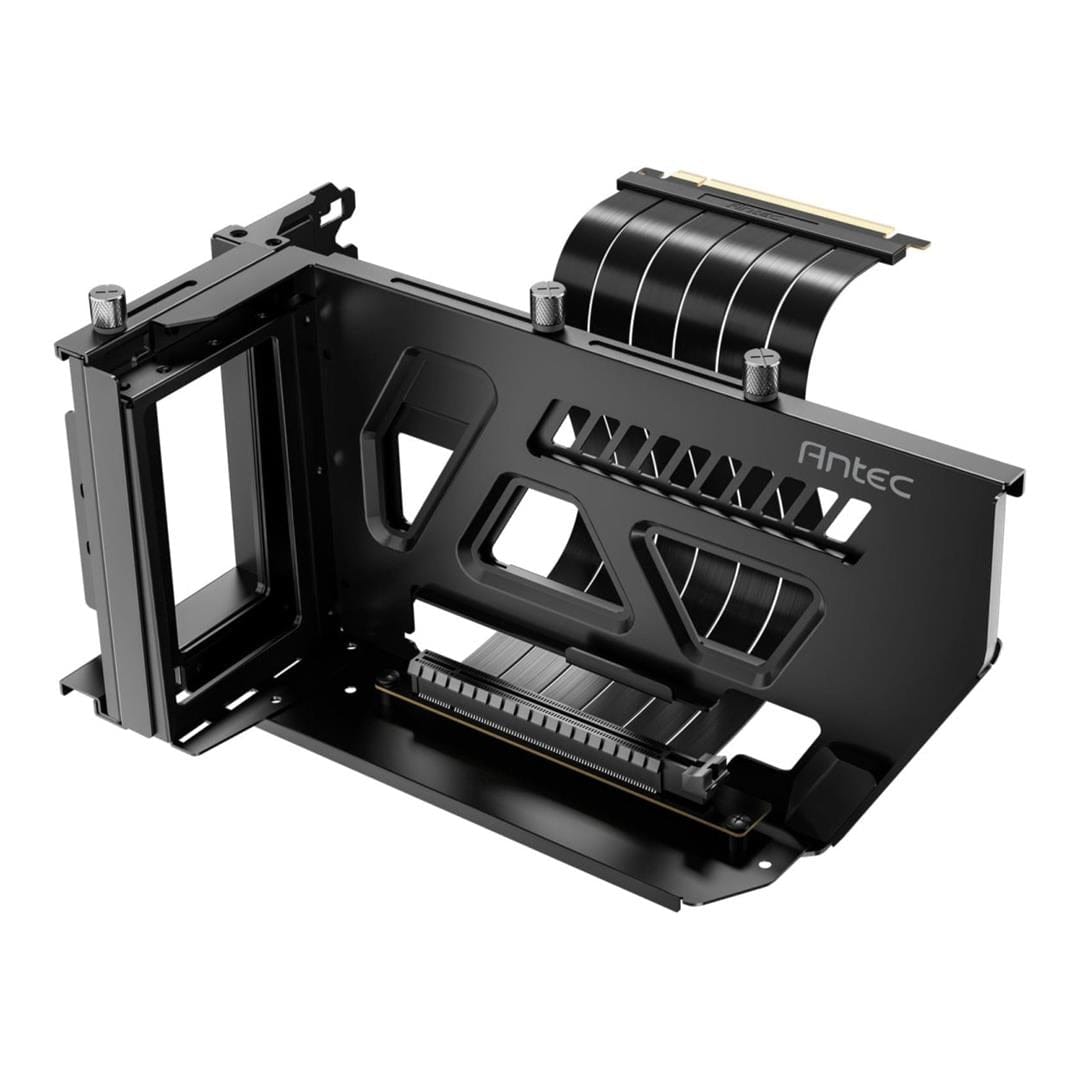 Antec Shift RTX 40 Vertical GPU Bracket with PCIe 4.0 Riser Cable - Black AT-ARCVB-BK190-PCIE4-RTX40