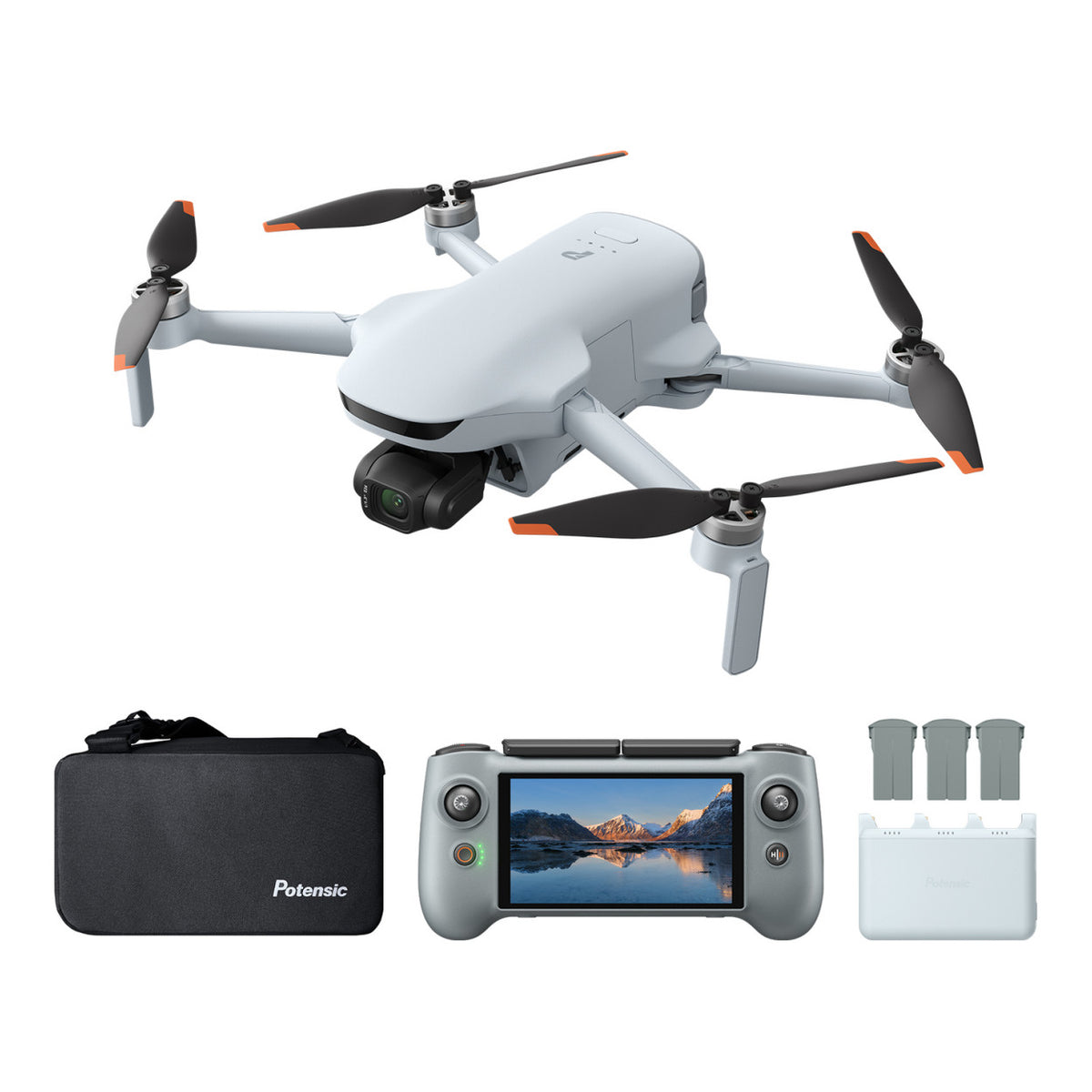 Potensic ATOM 3 Drone with PTD 2 Controller Fly More Combo ATOM3-FMC