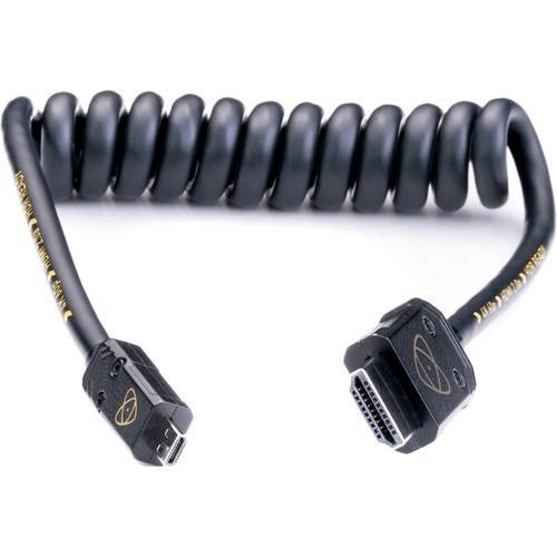 Atomos AtomFLEX 12 to 24-inch Coiled Micro-HDMI to HDMI Cable ATOM4K60C1