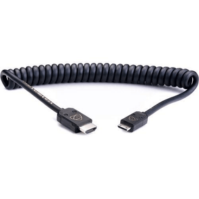 Atomos AtomFLEX 16 to 32-inch Coiled Mini-HDMI to HDMI Cable ATOM4K60C4
