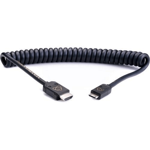 Atomos AtomFLEX 16 to 32-inch Coiled Mini-HDMI to HDMI Cable ATOM4K60C4