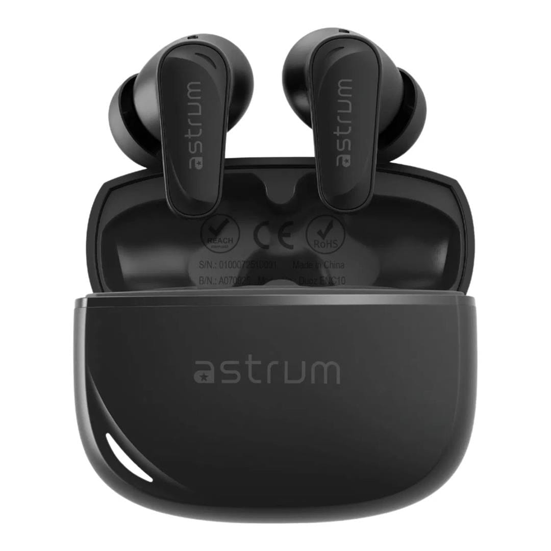 Astrum DUOZ ENC10 TWS Bluetooth Earbuds Black ATWDE10B