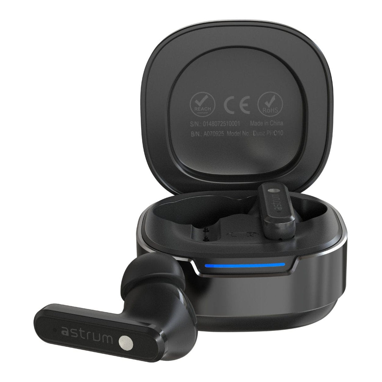 Astrum Duoz Pro10 TWS Hybrid ANC Earbuds Black ATWDP10B