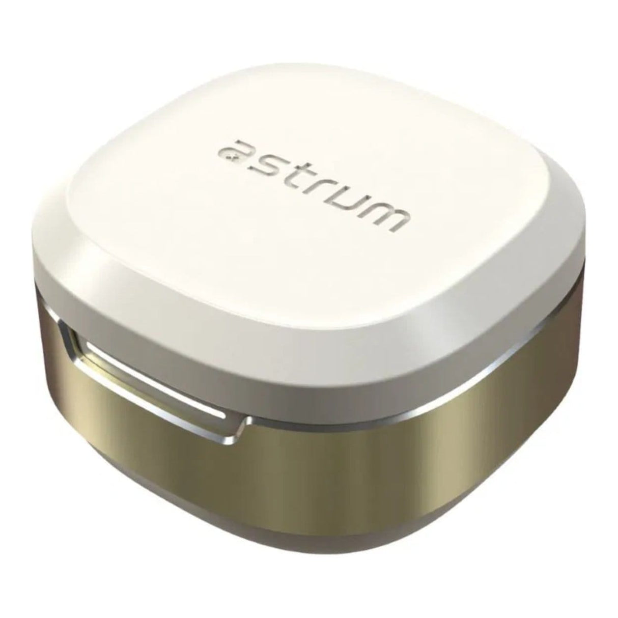 Astrum Duoz Pro10 TWS Hybrid ANC Earbuds Cream and Gold ATWDP10W