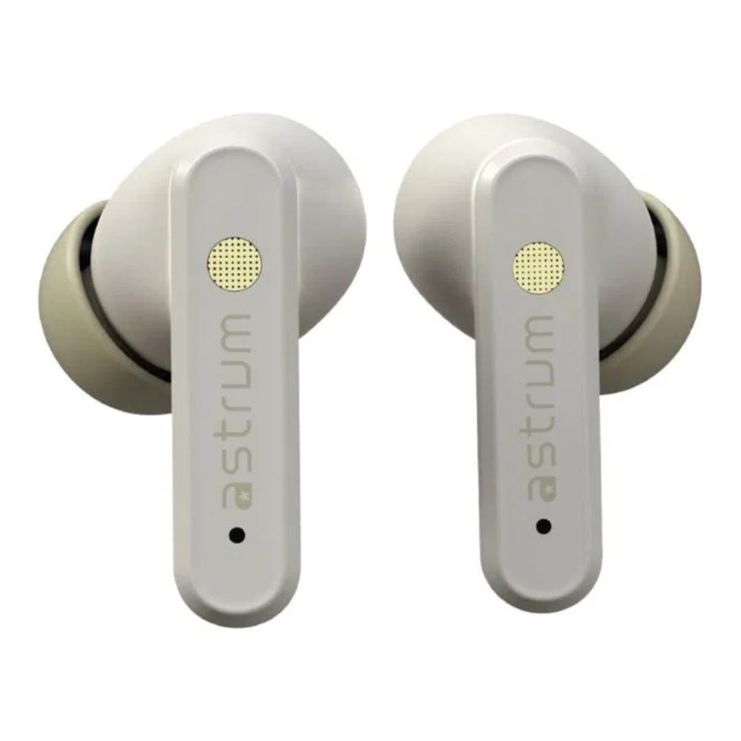 Astrum Duoz Pro10 TWS Hybrid ANC Earbuds Cream and Gold ATWDP10W