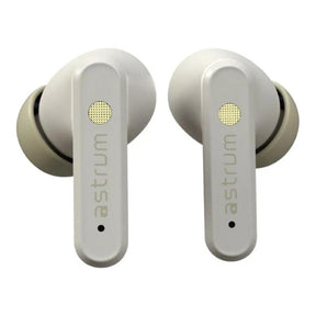 Astrum Duoz Pro10 TWS Hybrid ANC Earbuds Cream and Gold ATWDP10W