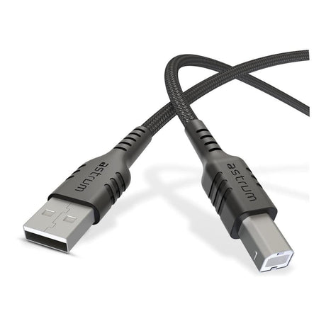 Astrum 1.5m UAB20B USB 2.0 Braided Printer Cable AUAB2015BB