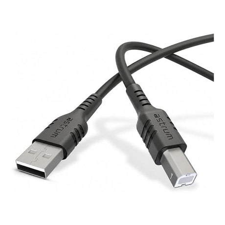 Astrum 5m UAB20 USB-A to USB-B 480Mbps Printer Cable Black AUAB2050B