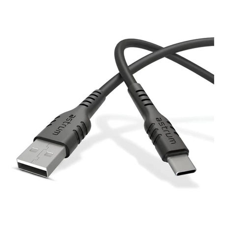 Astrum 2m UAC20 USB-A to USB-C Charging Cable Black AUAC2020B