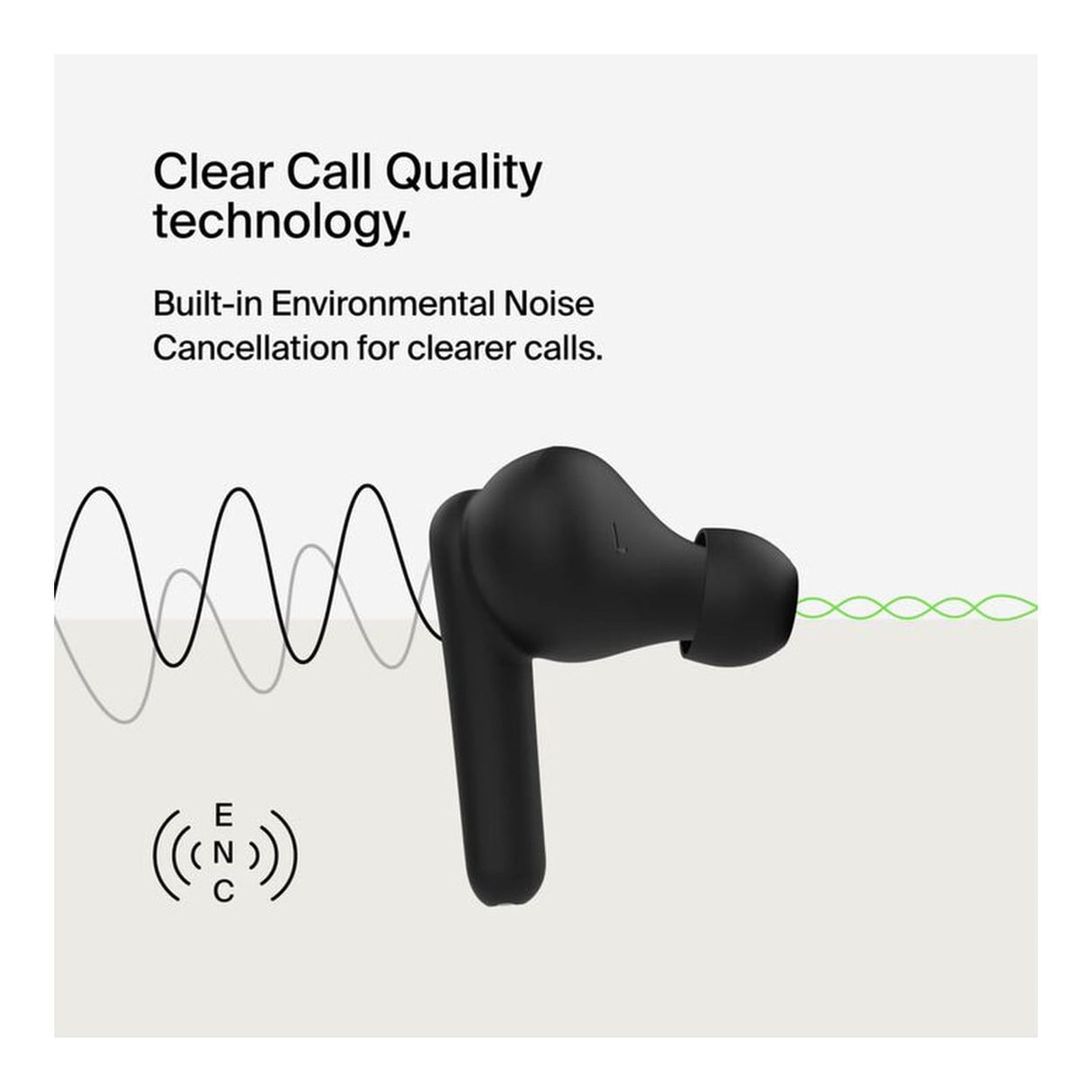 Belkin SoundForm Rhythm TWS Earbuds Black AUC012BTBK