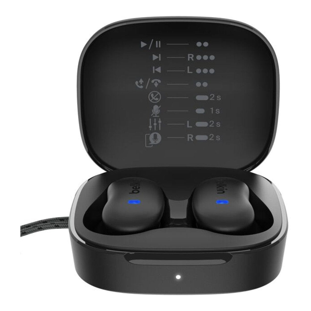 Belkin SoundForm Anywhere Wireless Earbuds - Black AUC014HQBK