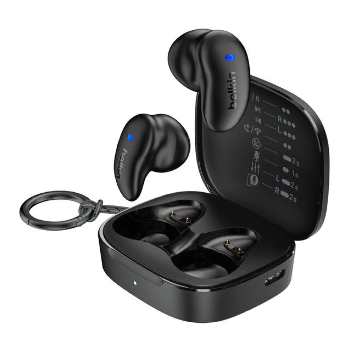 Belkin SoundForm Anywhere Wireless Earbuds - Black AUC014HQBK