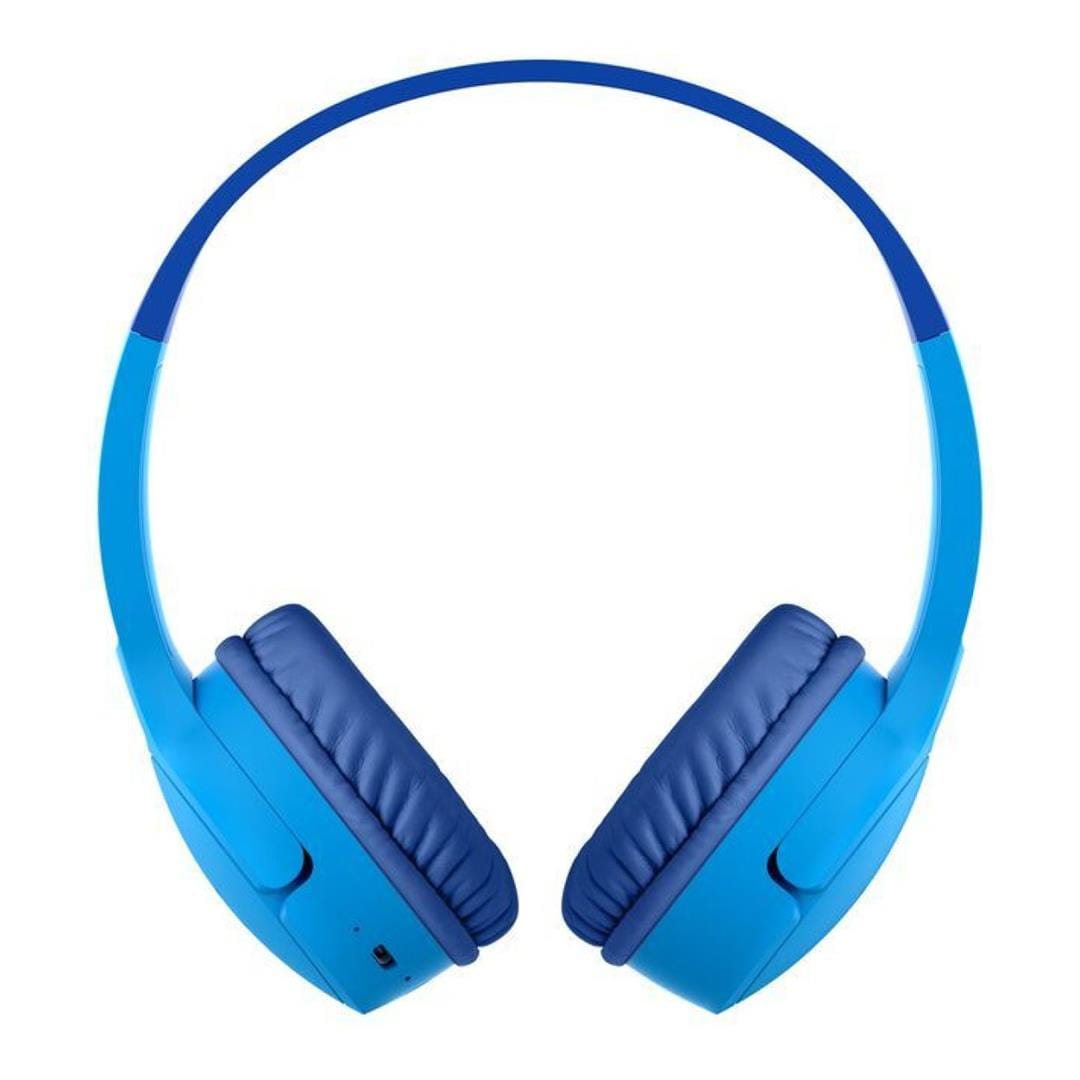 Belkin Soundform Mini Kids Wireless Headphones Blue with Case AUD001HQBLV3CS