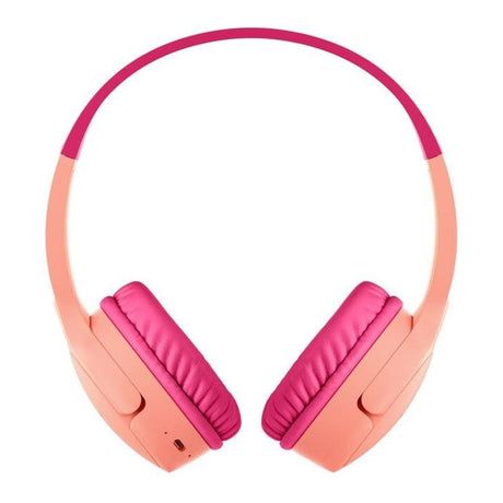 Belkin Soundform Mini Kids Wireless Headphones Pink with Case AUD001HQPKV3CS