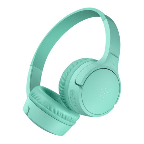 Belkin SoundForm Mini Kids Wireless Headphones Mint Green AUD002HQMNV3