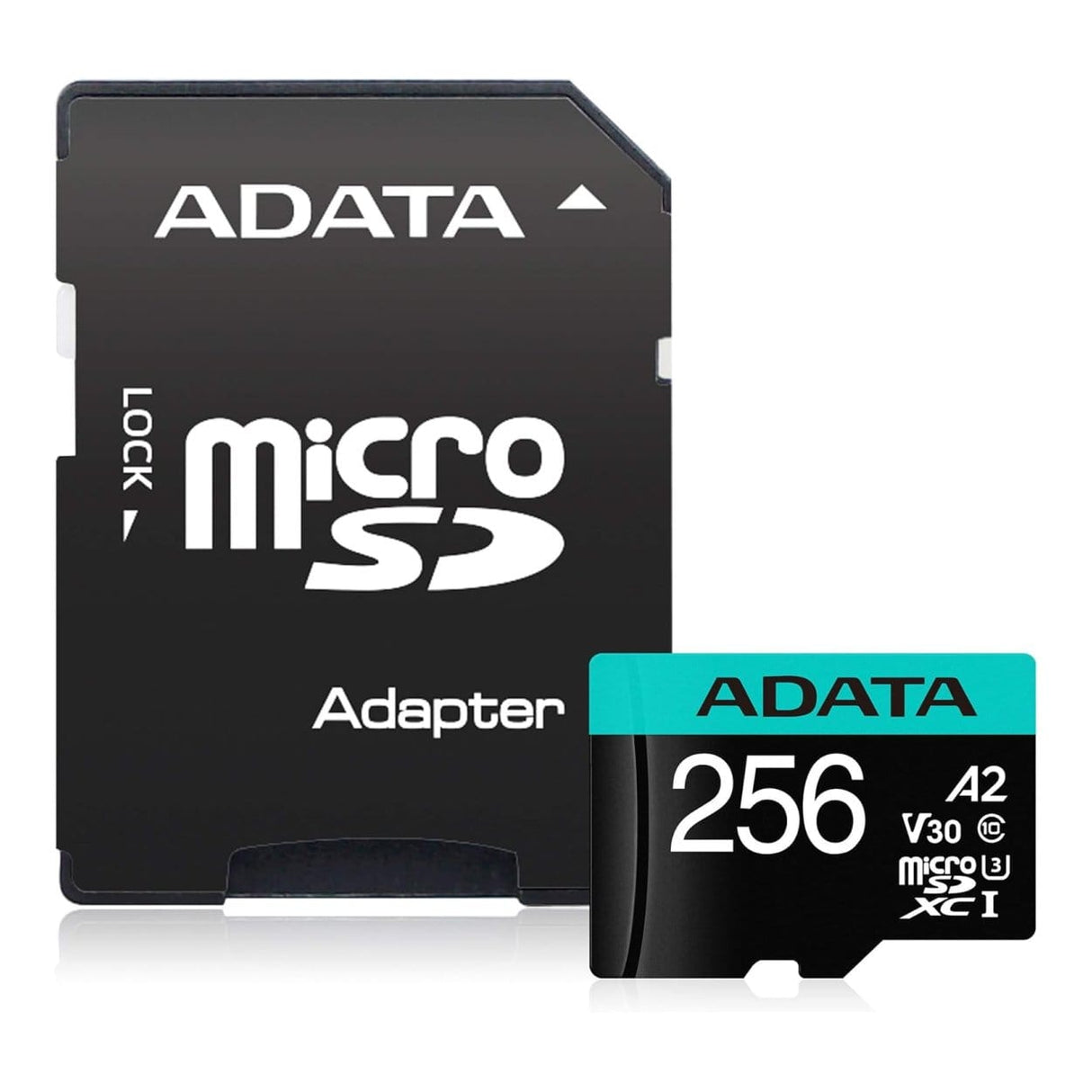 ADATA Premier Pro 256GB UHS-I Class 10 MicroSDXC Memory Card AUSDX256GUI3V30SA2-RA1