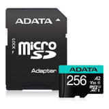 ADATA Premier Pro 256GB UHS-I Class 10 MicroSDXC Memory Card AUSDX256GUI3V30SA2-RA1