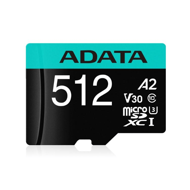 ADATA Premier Pro 512GB CL10 MicroSDXC AUSDX512GUI3V30SA2-RA1