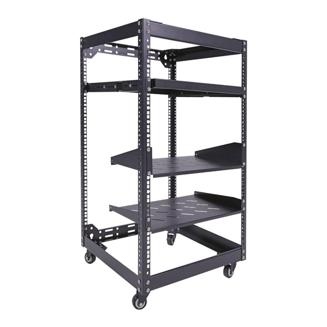 LinkQnet 16U AV Rack with 4 Castors