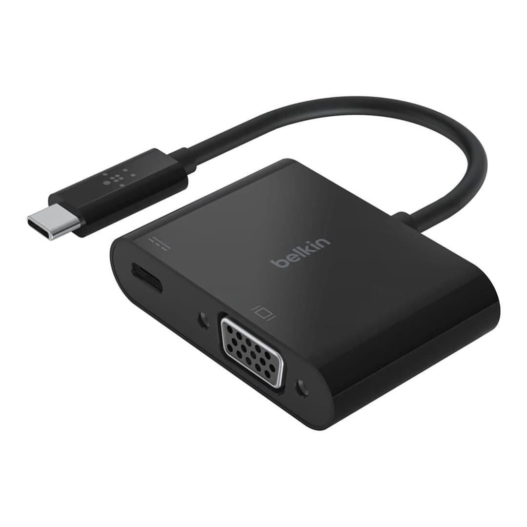Belkin USB-C to VGA and Charge Adapter AVC001BTBK