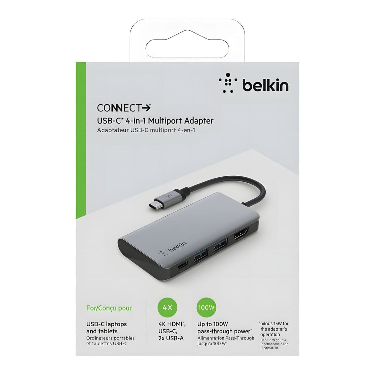 Belkin Connect USB-C 4-in-1 Multiport Adapter AVC006BTSGY