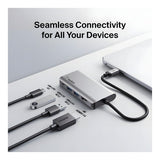 Belkin Connect USB-C 4-in-1 Multiport Adapter AVC006BTSGY