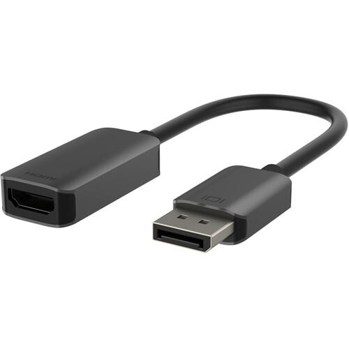 Belkin 4K HDR Active DisplayPort to HDMI Adapter AVC011BTSGY-BL