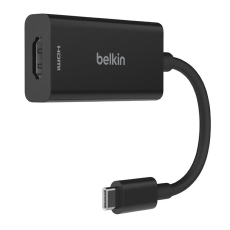 Belkin Connect USB Type-C to HDMI 2.1 Adapter Black AVC013BTBK