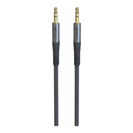 Astrum VMAM35 1.2m Braided Male to Male 3.5mm AUX Audio Cable AVMAM3512G